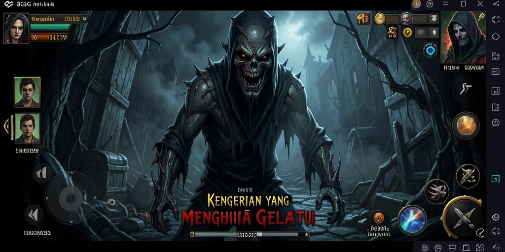 Gameplay menyeramkan 8G8G yang menegangkan dan penuh kengerian.