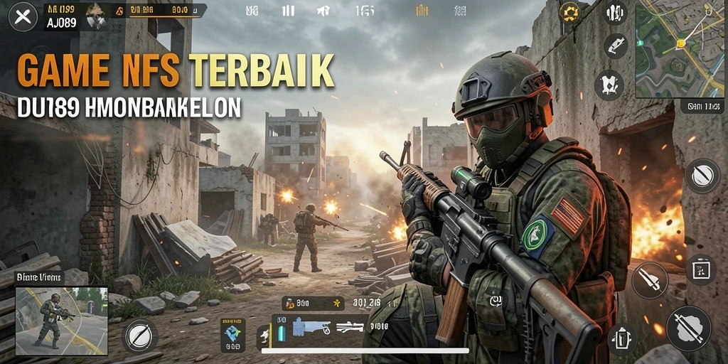 Tampilan gameplay AJO89 yang mendebarkan saat pertempuran intens.