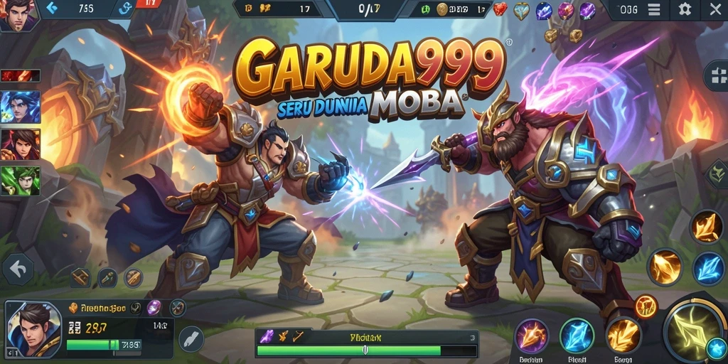 Tampilan seru dari pertempuran intens di GARUDA999 yang menguji strategi tim.