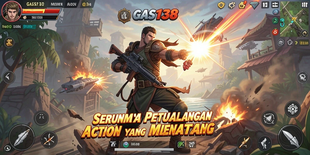 Tampilan gameplay GAS138 yang penuh aksi dan seru.