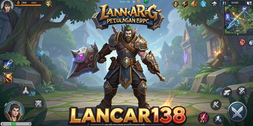 Tampilan aksi intens dalam gameplay LANCAR138 ARPG.