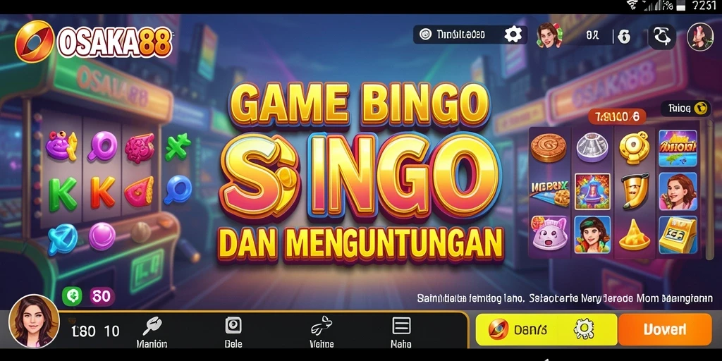Tampilan antarmuka menarik dari game Bingo OSAKA88 yang memikat.