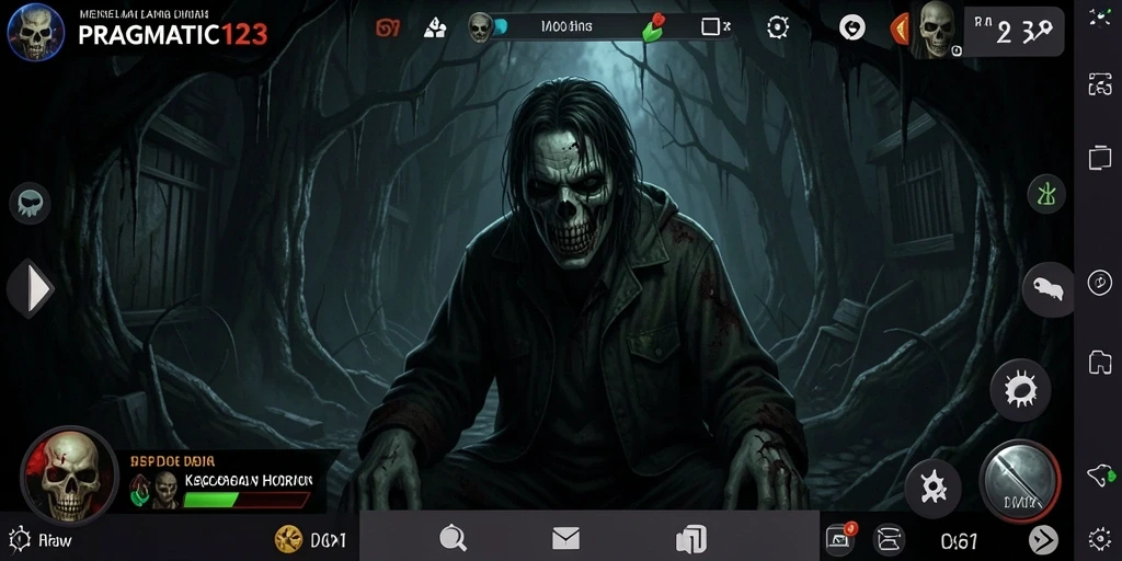 Tangkapan layar gameplay PRAGMATIC123 memperlihatkan suasana yang mencekam.