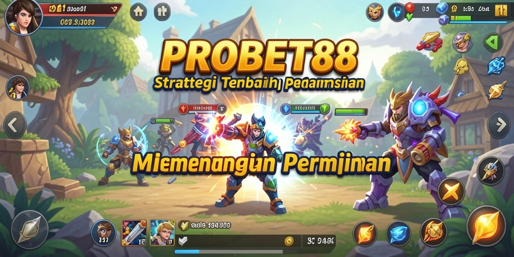 Tampilan gameplay PROBET88 yang penuh strategi dan tantangan.